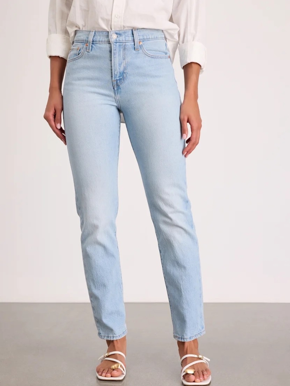 Levi's Light Blue Straight Leg Jeans